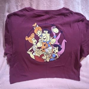 Flintstones crop top short sleeve